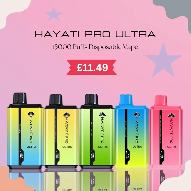 Hayati Pro Ultra 15000 Puffs Disposable Vape