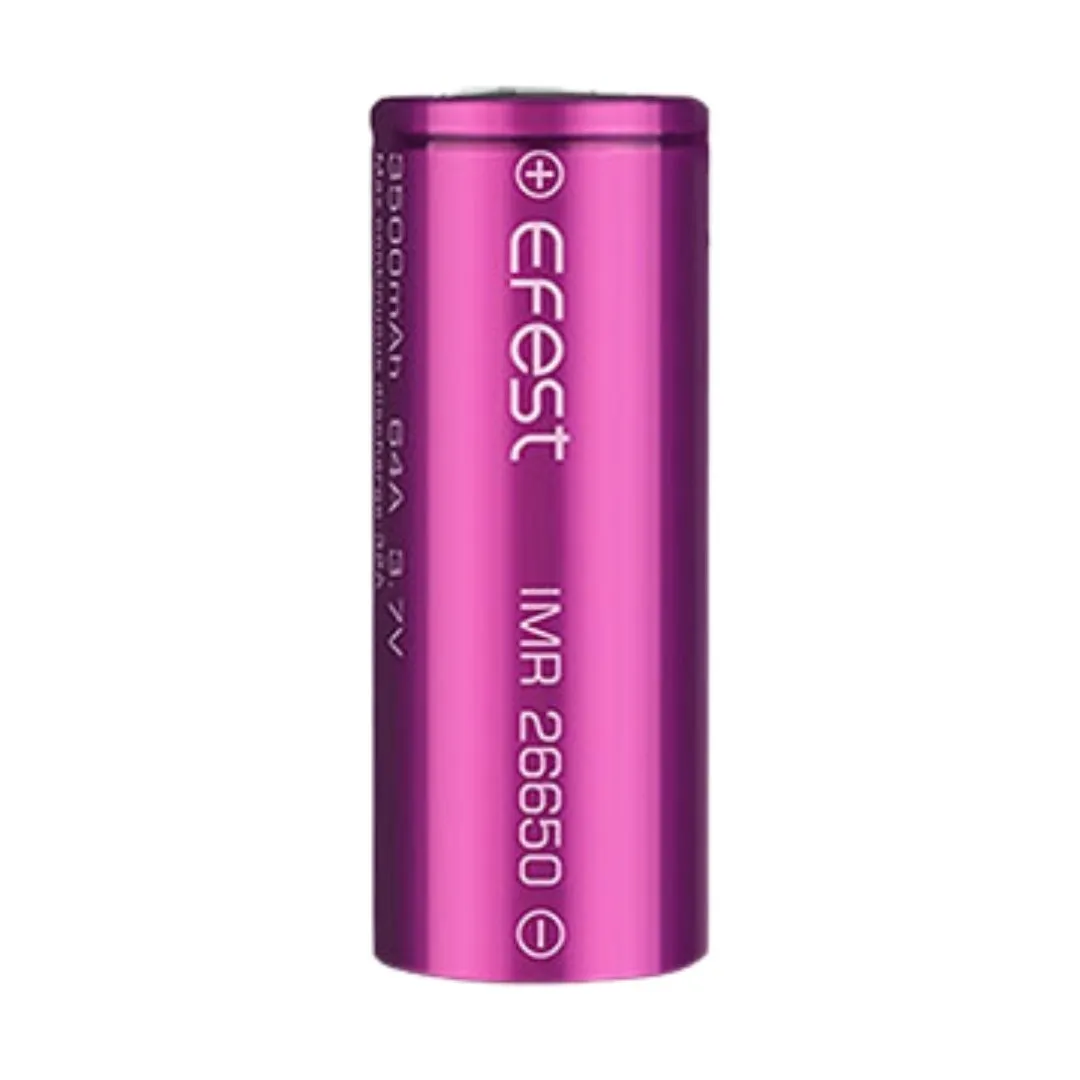 IMR 26650 3500mAh 64A Flat Top Battery by Efest