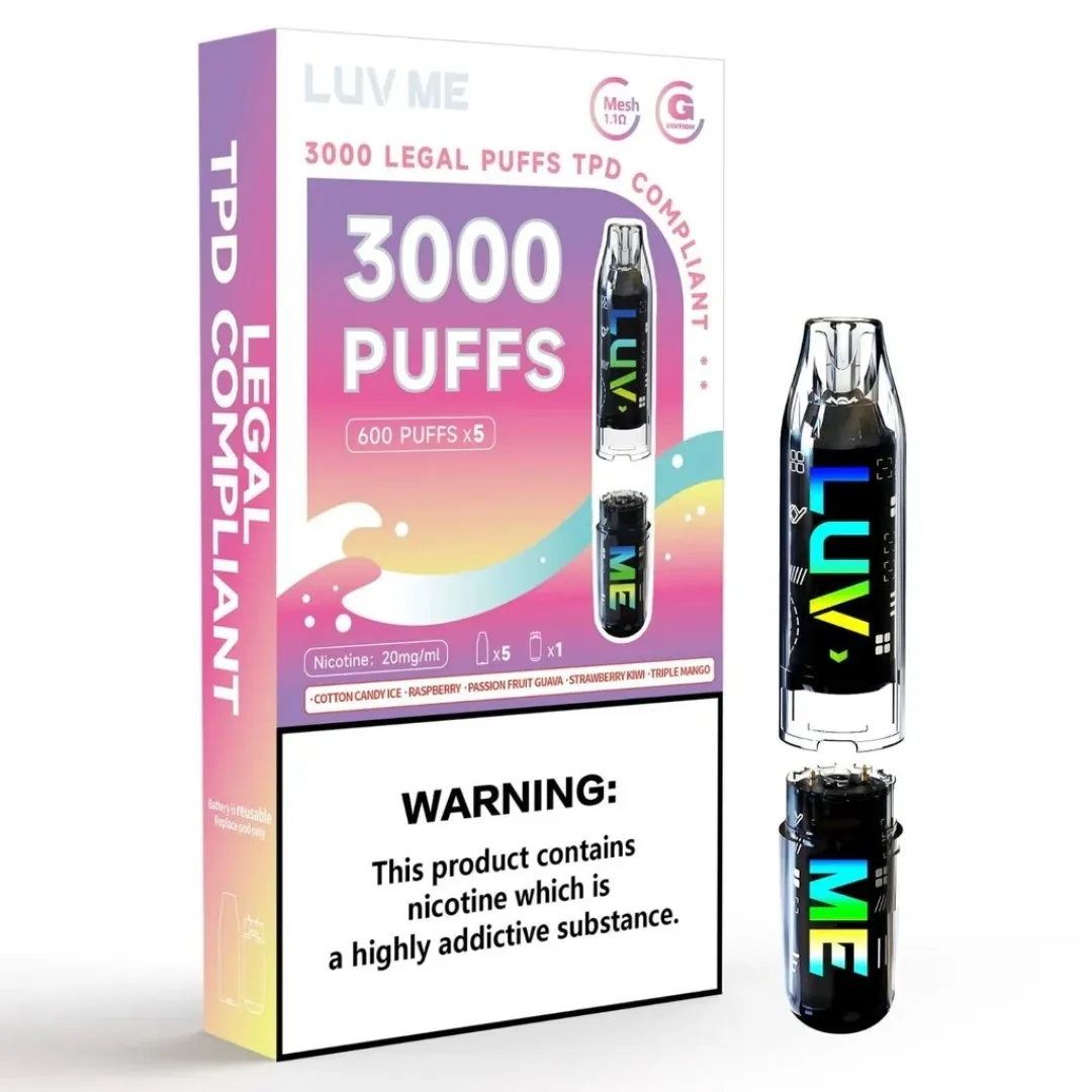 Luv Me G Edition 3000 Puffs 5 In One