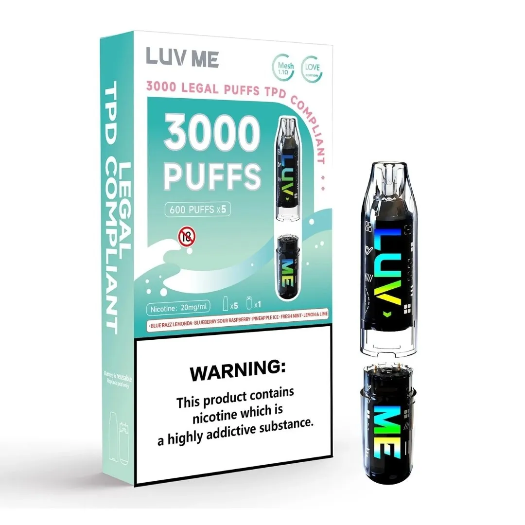 Luv Me Love Edition 3000 Puffs 5 In One